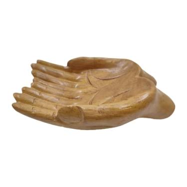 Imagem de WeiLaiKeQi Buda Bandeja de Mão de Madeira Feliz Candy Dish Disishtty Fruit Storage Bowl Crystal Stone Setor para casamentos Frutas de frutas sobremesa