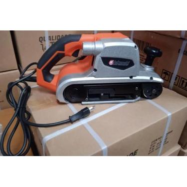 Imagem de Lixadeira de cinta cabeça de ferro 970w - nakasaki,  110