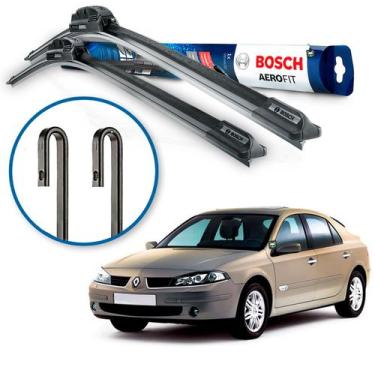 Imagem de Par Palheta Limpador Parabrisa Bosch Renault Laguna 2001 2002 2003 200
