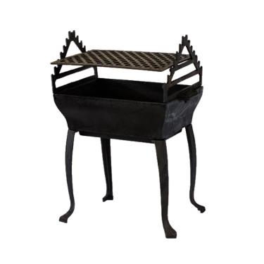 Imagem de Churrasqueira Gaúcha Completa em Ferro Fundido 35x50cm