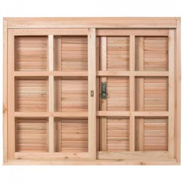 Imagem de Janela 4 Folhas com Caixilhos de Correr para Vidros Quadriculados e Venezianas de Abrir