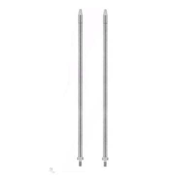 Imagem de Kit 2 Alongadores Cromados de Antena Px 60cm Caminhão