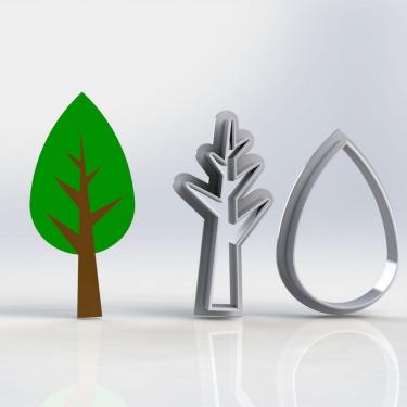 Imagem de Cortador Árvore Bosque Modular Tamanho 8Cm