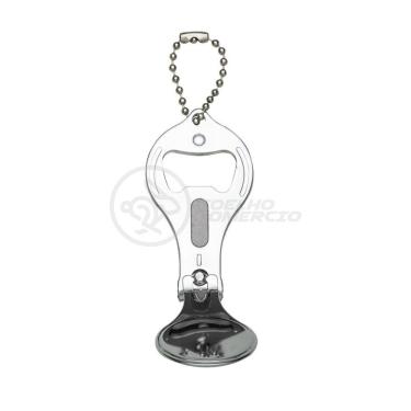 Imagem de Cortador De Unha Abridor De Garrafa Chaveiro 3 Em 1