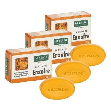 Imagem de 3 Sabonete em Barra Enxofre 90g.