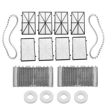 Imagem de NAJING Kit de reconstrução de ajuste para limpador de piscina robótico Dolphin Nautilus CC Plus – Inclui painéis de filtro ultrafinos 9991433-R4, escovas 6101641-R2, anéis de escalada 6101611-R4