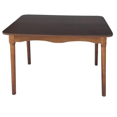 Imagem de Mesa de Jantar Colonial Brisa Mesa 110X80 cm, Em Madeira Rustico Tampo