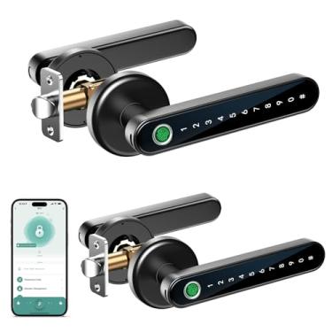 Imagem de IRONZON Fechadura de porta com impressão digital pacote 191YB2