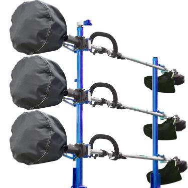 Imagem de BRUXOLAY Capa E Motor De Aparador À Prova D'Água Adequados Para Máquinas Aparar, Cortadores Grama, Serras Elétricas Cerca Viva. Tecido Oxford Pesado 600D 12D X 15,6A (Pacote Com 3) (Cinza-600D 3))