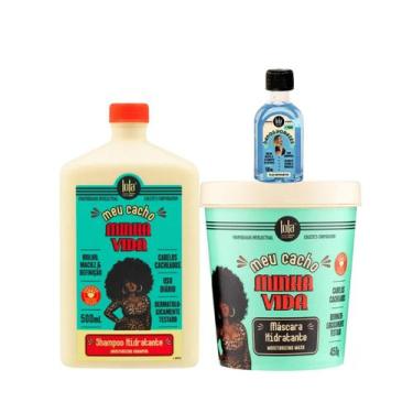 Imagem de Kit Lola Meu Cacho Minha Vida Sh 500ml + Masc 450ml + Danos Vorazes Ól