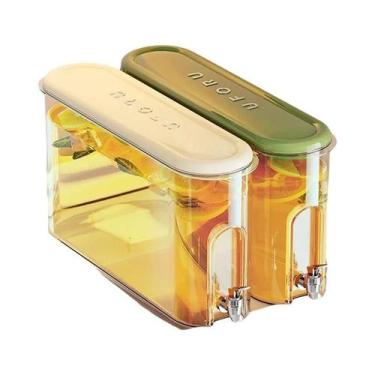 Imagem de Garrafa De Água Fria De Grande Capacidade Para Alimentos Com Torneira 