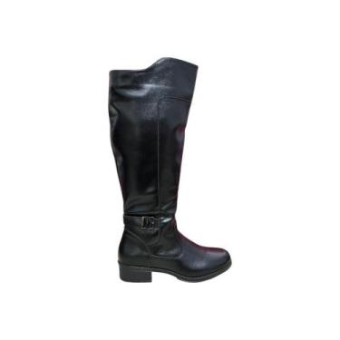 Imagem de bota cano alto mooncity feminino country, Preto, 36
