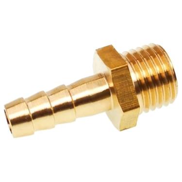 Imagem de Adaptador de conexão de engate rápido para mangueira de latão M14x1,5, M14x2, rosca macho métrica para mangueira de 8 mm, 10 mm e 12 mm, M14x1,5, 12 mm