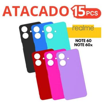 Imagem de Kit 15 Capa Capinhas Compatível Para Realme Note 60 / 60X - Db