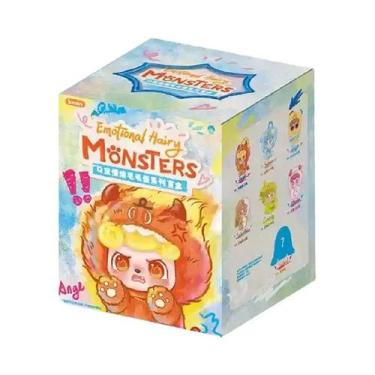 Imagem de Monstros Peludos Fofos De Pelúcia Em PVC, Caixa Surpresa, Pingente Par