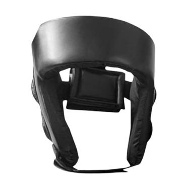 Imagem de Colaxi Capacete de Boxe Proteção Total para MMA E Taekwondo, com Cobertura para Testa E Ouvidos, Adultos Negros