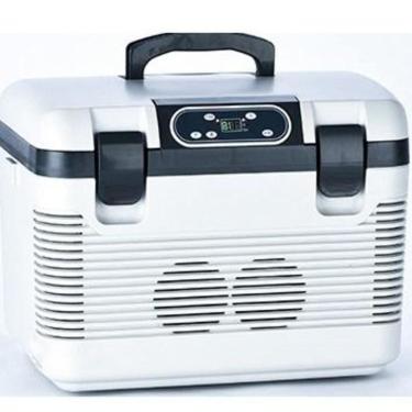 Imagem de Geladeira 19 Litros Refrigerador Portátil Mini Cooler 19l Aquece Resfria Frigobar