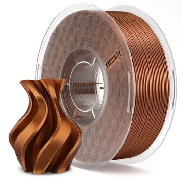 Imagem de Filamento para impressora 3D ELEGOO Silk PLA 1,75 mm Bronze 1 kg