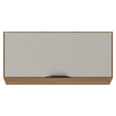 Imagem de Armário Aéreo Para Cozinha Firenze 1 Porta Amêndola Touch Nude Tx - Demóbile