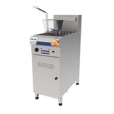 Imagem de Fritadeira Eletrica Industrial Metvisa 30 Litros Agua E Oleo 12.000w 2