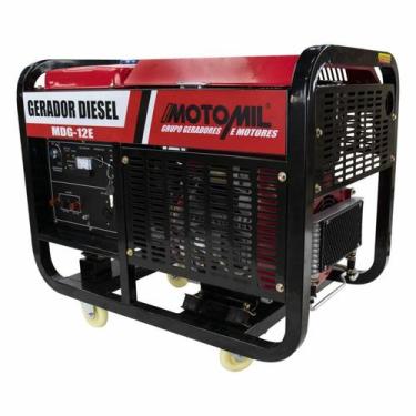 Imagem de Gerador a Diesel MDG-12E - MONO.12KVA 110/220V Motomil