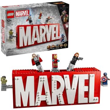Imagem de Lego Marvel - Logo E Minifiguras Da Marvel 76313