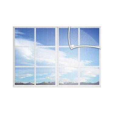 Imagem de Kit 06 Tela Mosquiteiro Para Janela Anti Mosquitos 85X105Cm - Vida Pra