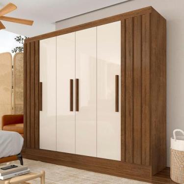 Imagem de Roupeiro Casal 6 Pts 2 Gav Ripado Camille Freijó/off Premium - M.a - A