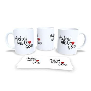 Imagem de Caneca administração, administrativo, branca personalizada (7226)