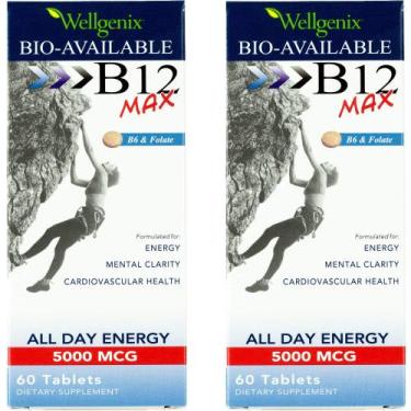 Imagem de Suplemento Wellgenix Sublingual Bio-Available B12 Max x120