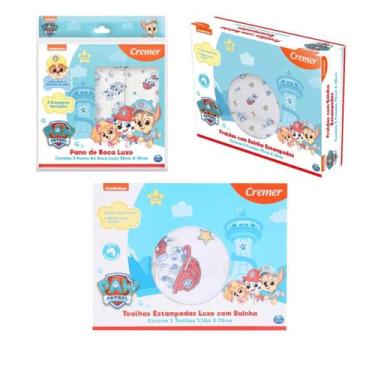 Imagem de Kit 11 Fraldas + Boca Variadas Patrulha Canina Cremer