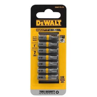 Imagem de kit Bits de Impacto 2 cm Torx Maxfit 7Pcs Dewalt DWAF1TS-7H