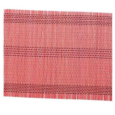 Imagem de Kit Jogo Americano Bambu 4 Peças Unicolor Rosa Jolitex