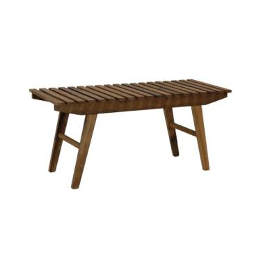 Imagem de Banco Summer 70cm Madeira Maciça Imbuia - Stain Imbuia