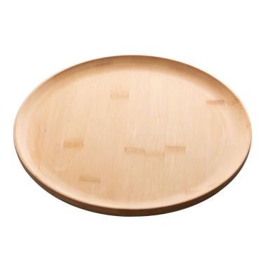Imagem de Prato De Bambu Bandeja Petisqueira Tábua Redonda Lyor 18x18cm