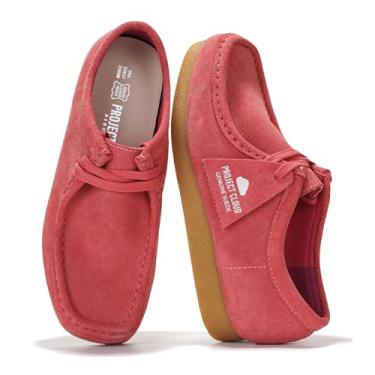Imagem de Project Cloud Sapatos femininos de couro genuíno – Palmilha de espuma viscoelástica Oxford para mulheres – Sola antiderrapante leve casual para trabalho com renda (muito), Malva, 34