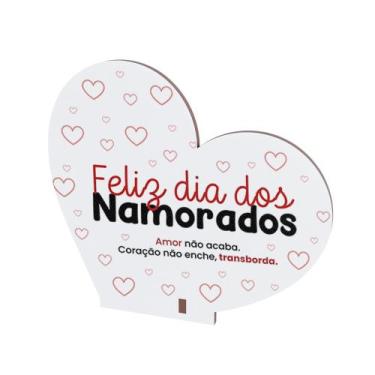 Imagem de Lembrancinhas Coração MDF Feliz dia dos Namorados - Criptonita, KIT 20