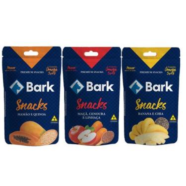Imagem de Bark Fruta Petisco Bifinho Para Cão Mix 60g KITx3