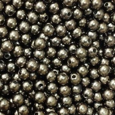 Imagem de PÉROLA DE ABS LISA Nº 06 20G PEROLA 6 MM - LADEIRA BIJUTERIAS, MARROM 