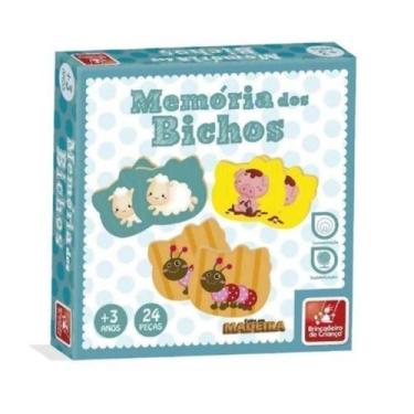 Imagem de Jogo Da Memoria Dos Bichos 24pcs 9794 - Brincadeira De Crianca