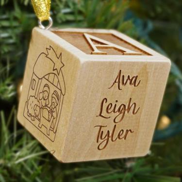 Imagem de Enfeite de Natal, primeiro presépio de 2024 da Glitzby Baby