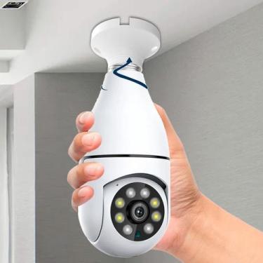 Imagem de Câmera Lâmpada De Segurança Wifi Ip 360 Soquete E27 Branco - Relet
