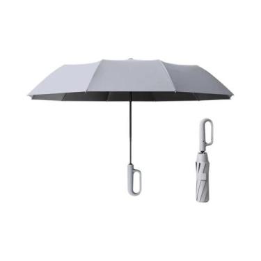 Imagem de Guarda-chuva Automático Grande Para Homens E Mulheres Com Fivela De An