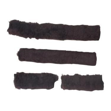 Imagem de Lljsszr de Cabresto para Cavalos, 4 Peças, Respirável, Macias, Substituição de Equipamentos para Cavalos, Envoltórios Versáteis, Protetoras, Marrom