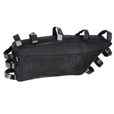 Imagem de menolana Bolsa de armazenamento para quadro de bicicleta, mochila de ciclismo com zíper, bolsa para tubo superior, para bicicleta elétrica para mountain bike, Style a