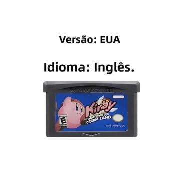 Imagem de Cartucho De Jogo Kirby Para GBA NDS Console De Videogame De 32-Bit Inc