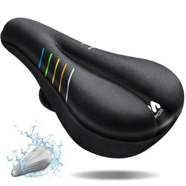 Imagem de Almofada de assento de bicicleta MEENCOOL Capa acolchoada em gel 11x7c