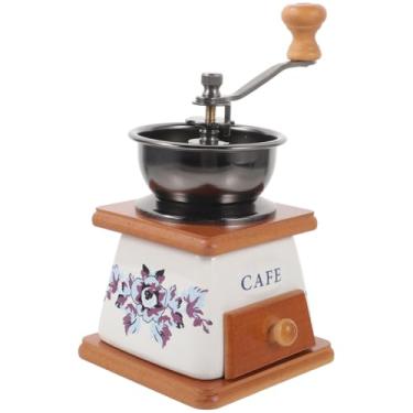 Imagem de KICHOUSE Moedor manual elegante para máquina de café, moedor de grãos de café, mini moedor de pimenta, economiza espaço para cozinha