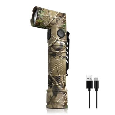 Imagem de NICRON Lanterna, lanterna giratória recarregável B70 Max 3500 lúmens, lanterna de LED, luz de 5 cores, braçadeira de 90 graus com clipe rotativo de 360 graus à prova d'água