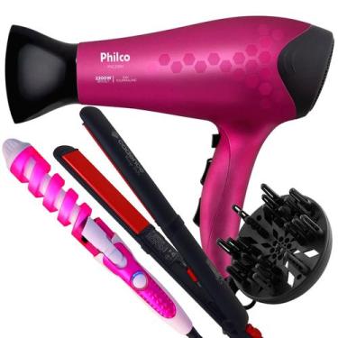 Imagem de Secador De Cabelo Philco Profissional 2200w Ions Ar Quente Frio Stilo 